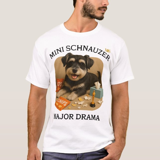 Mini Schnauzer Dog Lovers  T-Shirt (Front)