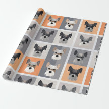 Mini Schnauzer wrapping paper
