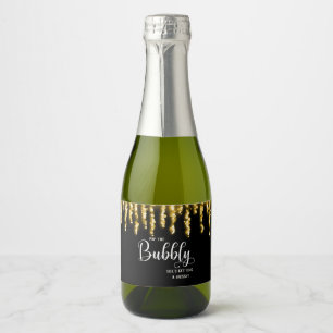 Mini Sparkling Wine Bottle Labels. Sparkling Wine Label