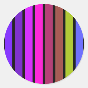 Mini Spectrum 2 Classic Round Sticker