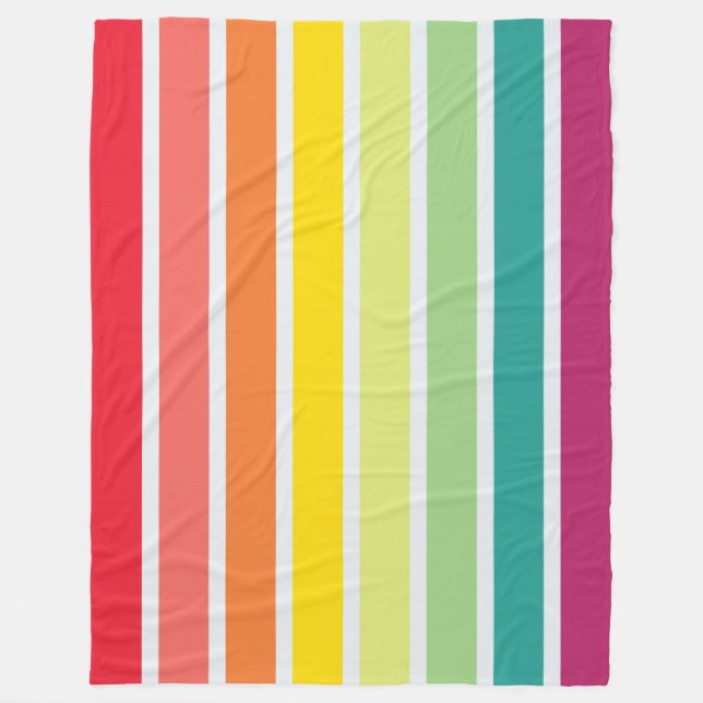 Mini Spectrum Fleece Blanket (Front)