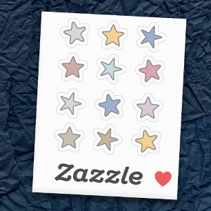 Mini Stars Stickers Set