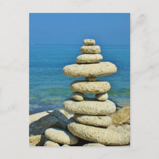 Mini Stone Stack Design Postcard