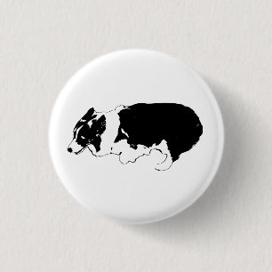 Mini stride, merry pride 3 cm round badge