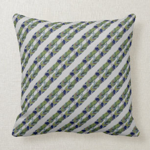 Mini Striped Flip Flops (blue/green) Cushion