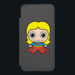 Mini Supergirl Incipio Watson™ iPhone 5 Wallet Case<br><div class="desc">Japanese Toy Supergirl</div>