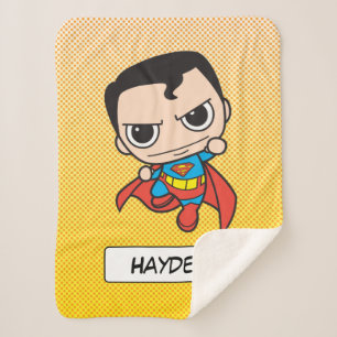 Mini Superman Flying Sherpa Blanket