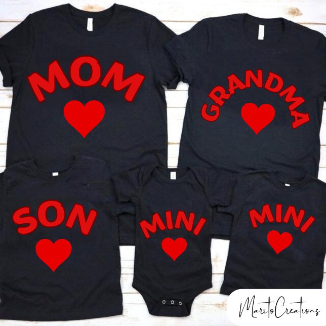 MINI T-shirt for kids in couple with mom (Creator Uploaded)