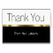 Mini Thank You Notes Elegant Design