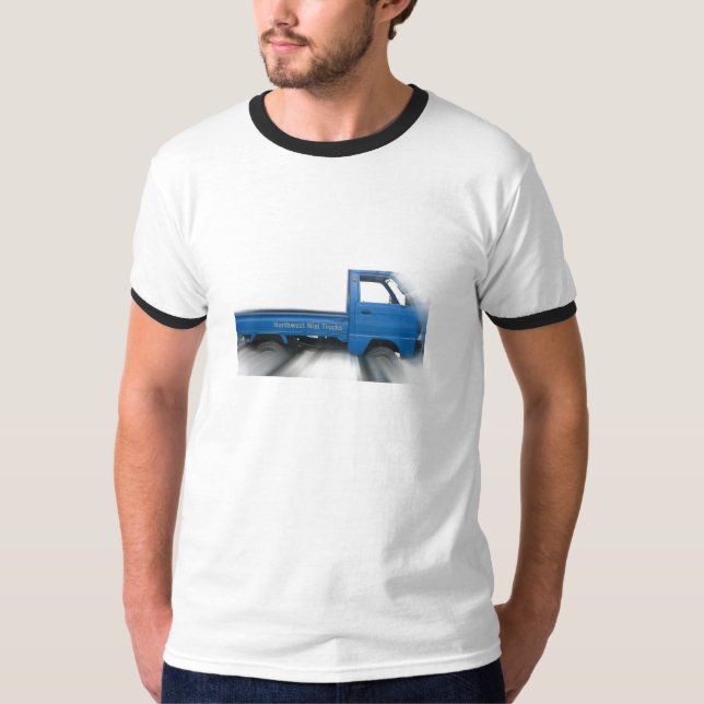 mini truck blue T-Shirt (Front)