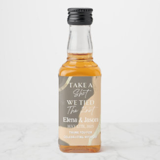 Mini Whiskey Botlle Label - Liquor Label - Wedding