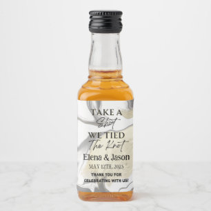 Mini Whiskey Botlle Label - Liquor Label - Wedding