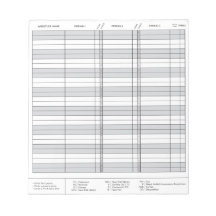 Mini Wrestling Score Pad