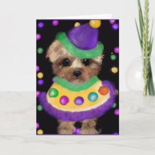 MINI YORKIE POO CARD