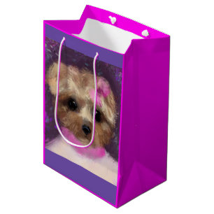 MINI YORKIE POO   MEDIUM GIFT BAG