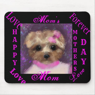 MINI YORKIE POO     MOUSE PAD