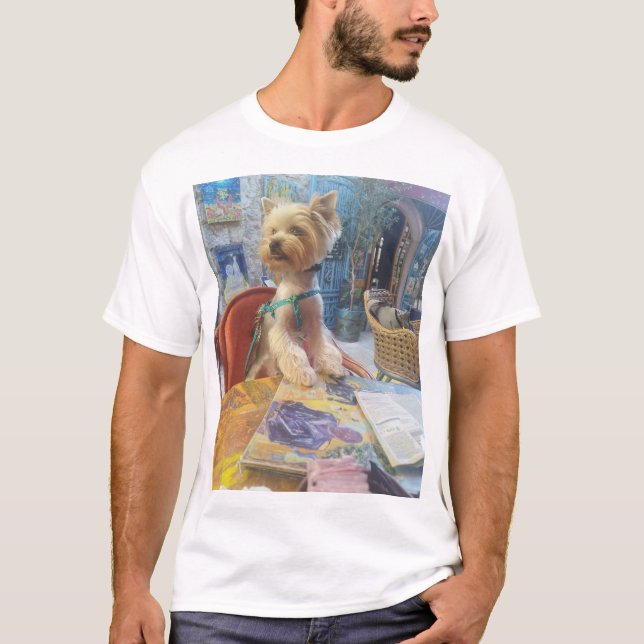Mini Yorkshire Terrier T-Shirt (Front)