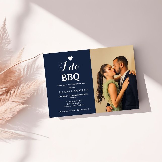 Miniamlist script i do bbq engagement party  invitation (Creator Uploaded)