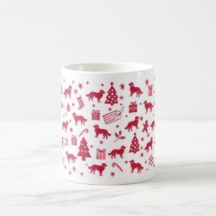 Miniature American Shepher Christmas Design Coffee Mug