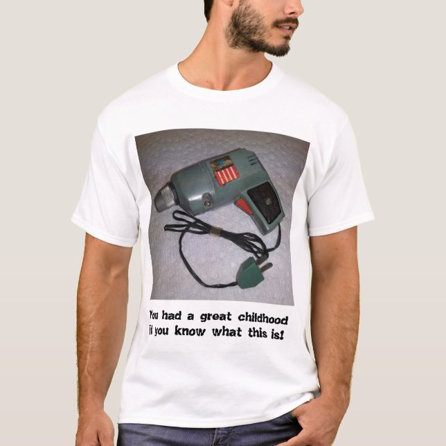 Miniature Antique PowerMite Drill T-Shirt (Front)