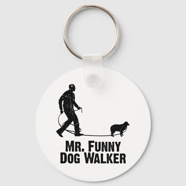 Miniature Australian Shepherd Key Ring (Front)