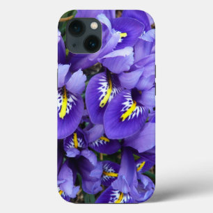 Miniature Blue Irises Spring Floral iPhone 13 Case