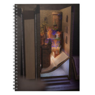 Miniature book nook diorama - magic castle