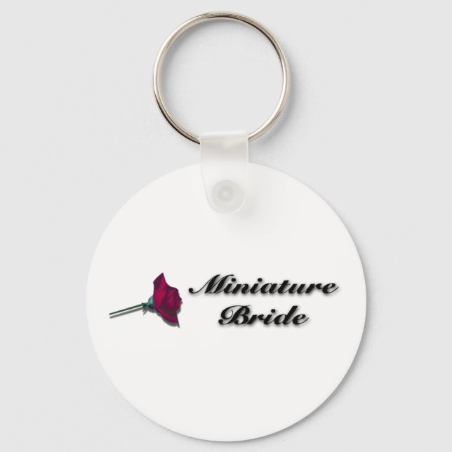 Miniature Bride Junior Bride Keychain (Front)