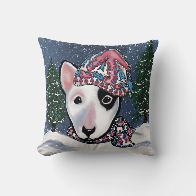 Miniature Bull Terrier   Cushion (Front)
