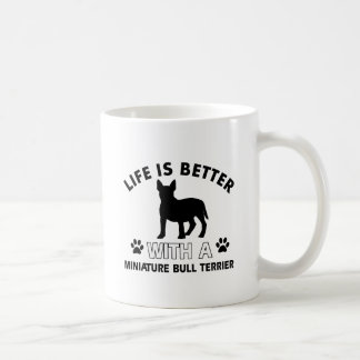 Miniature Bull Terrier designs Coffee Mug