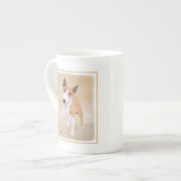 Miniature Bull Terrier Painting - Cute Original Do