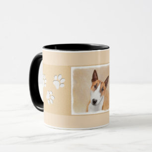 Miniature Bull Terrier Painting - Cute Original Do Mug