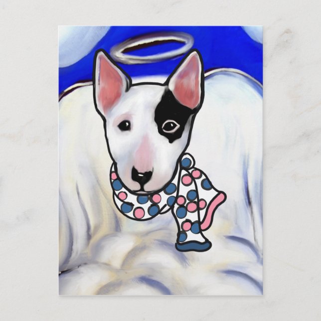 Miniature Bull Terrier Postcard (Front)