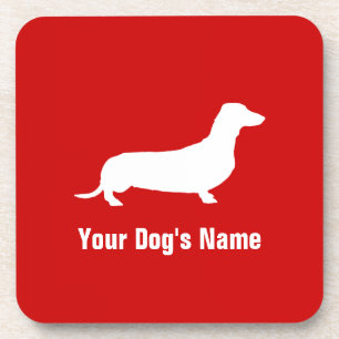Miniature Dachshund ミニチュア・ダックスフンド Coaster