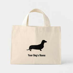 Miniature Dachshund ミニチュア・ダックスフンド Mini Tote Bag