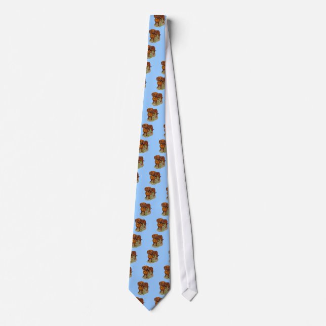 Miniature Dachshund Tie (Front)