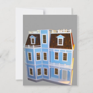 Miniature dollhouse note card