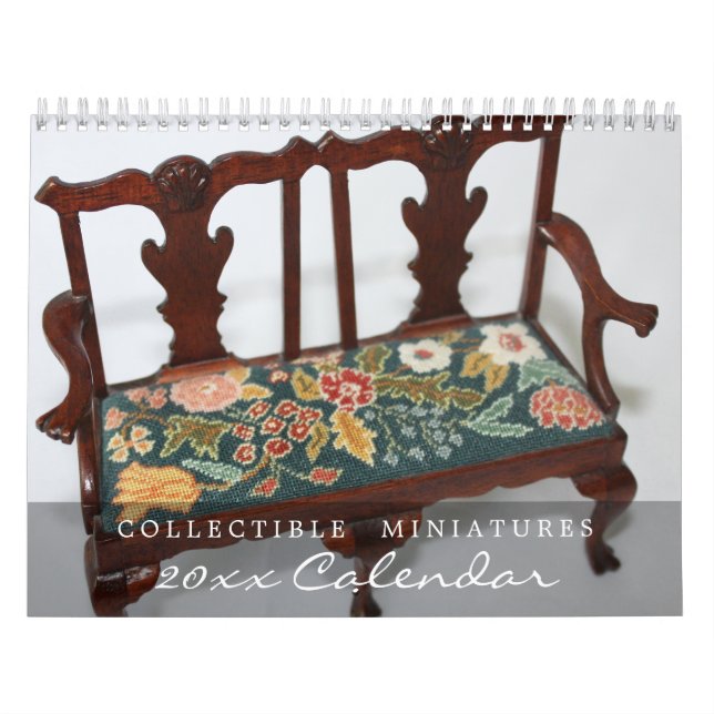 Miniature Furniture Collectibles Calendar (Cover)