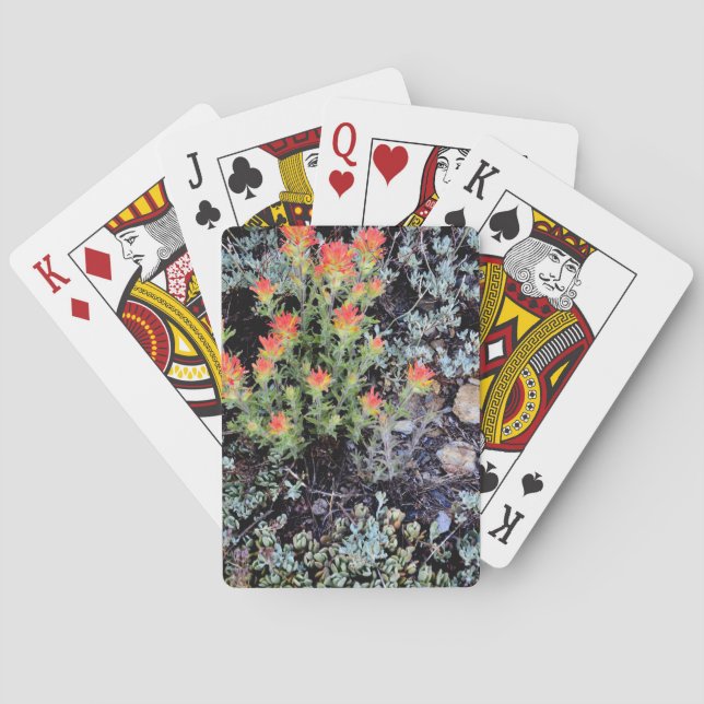 Miniature Garden at Gem Lake Playing Cards (Back)