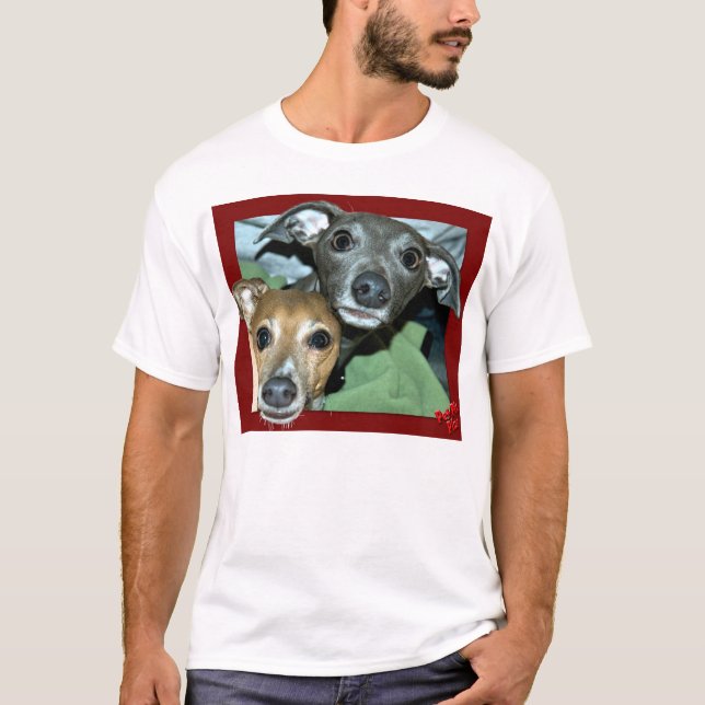 Miniature Greyhounds T-Shirt (Front)
