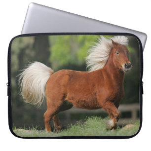 Miniature Horse Standing Laptop Sleeve