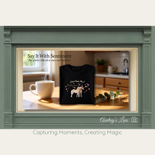 Miniature Horse Storybook Valentine’s Day Kids  T-Shirt