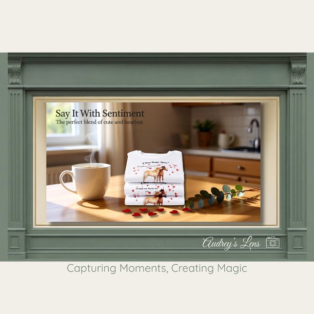 Miniature Horse Storybook Valentine’s Day Kids  T-Shirt (Creator Uploaded)