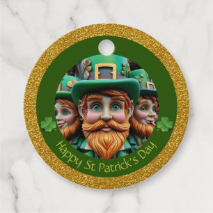 Miniature Leprechaun St Patrick's Day Thanks RFT09 Favour Tags