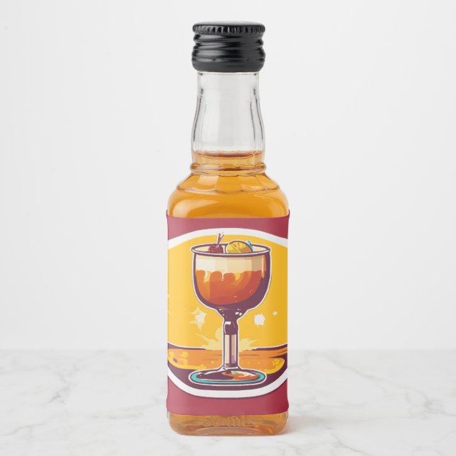 Miniature Magic Liquor Liquor Bottle Label (Front)