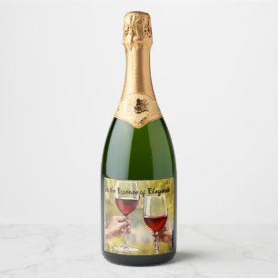 Miniature Magic Liquor Sparkling Wine Label