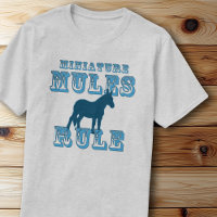 Miniature Mules Rule Typography Graphic Design
