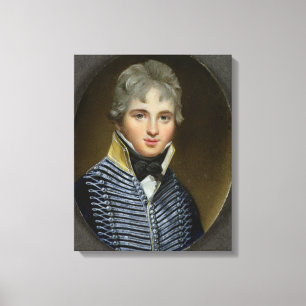 Miniature of William Howe de Lancey (d.1815), Corn Canvas Print