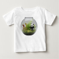 Miniature Panda in Exotic Plant Terrarium