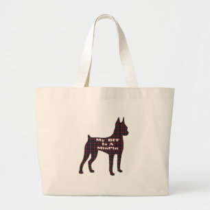 MINIATURE PINSCHER BFF Gifts Large Tote Bag